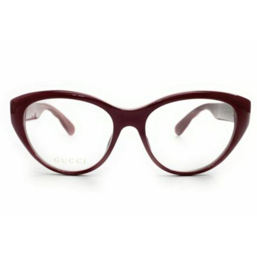 Gucci Women's Burgundy Cat Eye Eyeglasses! - Picture 2 of 3